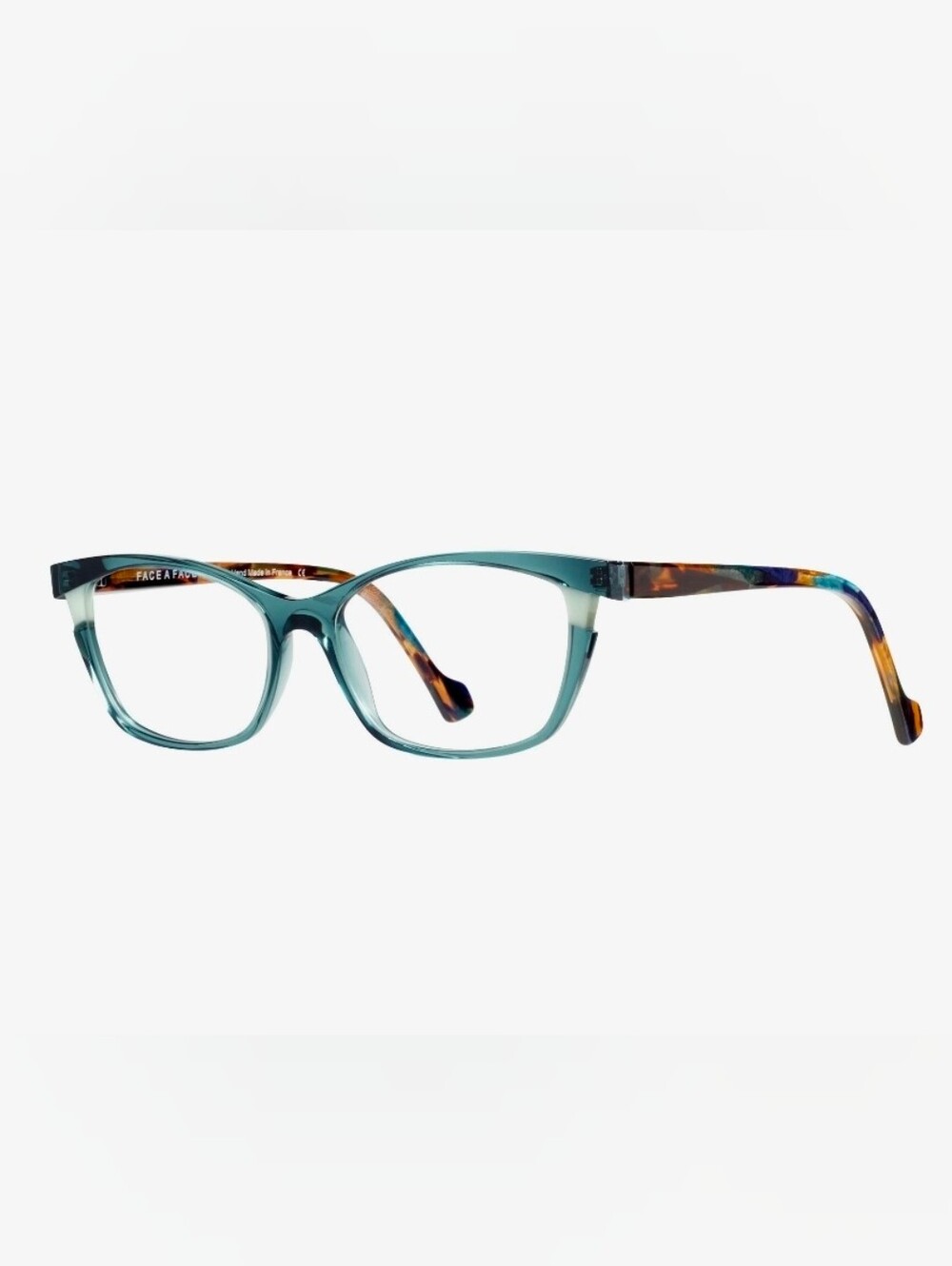 Face à Face Bahia 2 eyeglasses colorway 3207 (Grey Blue Petrol Transparent) 55-1